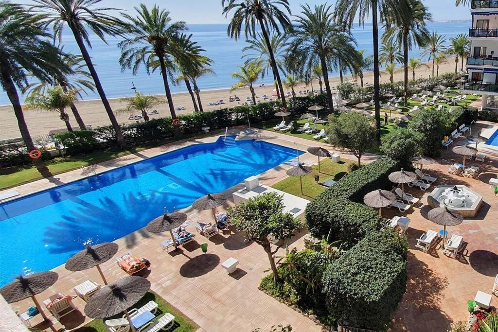 Skol 521. Fantastic Studio On The Beachfront For Holiday Rental. Marbella Eksteriør bilde